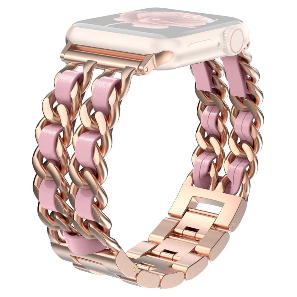 Replacement Chain Style Stainless Steel Watch Strap Wristband for Apple Watch Ultra 49mm Ultra 2 49mm Series 9 45mm SE (2023) 44mm Series 8 7 45mm Series 6 5 4 SE SE (2022) 44mm Series 3 2 1 42mm Replacement Chain Style Stainless Steel Watch Strap Wristband for Apple Watch Ultra 49mm Ultra 2 49mm Series 9 45mm SE (2023) 44mm Series 8 7 45mm Series 6 5 4 SE SE (2022) 44mm Series 3 2 1 42mm